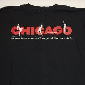 Chicago the Musical tee shirt L, black